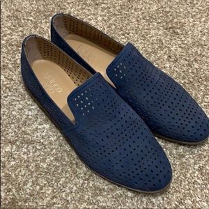 Franco Sarto blue loafers